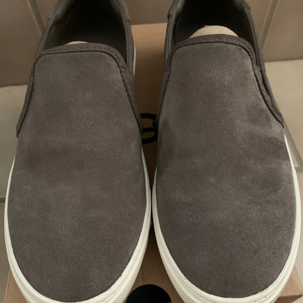 Ugg slip on suede shoes
